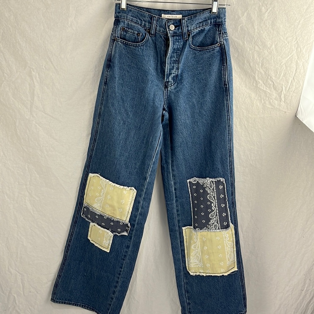 Pacsun 24 baggy jean patches